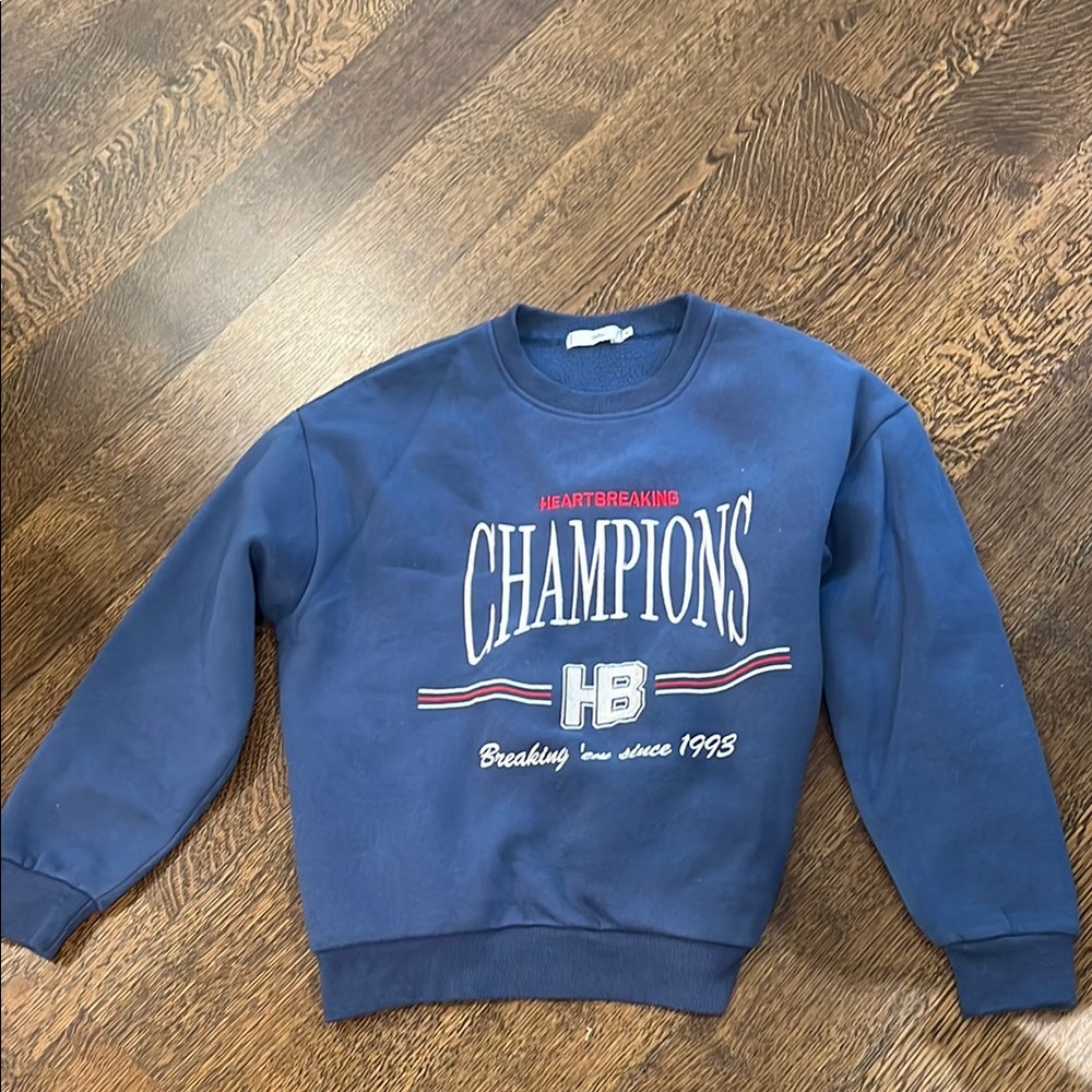 Edikted Blue Champion Sweatshirt